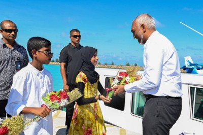 ބަޖެޓުގައި ނެތްނަމަވެސް މި އަހަރު ގުރައިދޫ އެއާޕޯޓުގެ މަސައްކަތް ފަށާނަން: ރައީސް