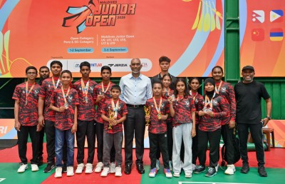 ދިރާގު މޯލްޑިވްސް އޯޕަން ބެޑްމިންޓަން މުބާރާތުގެ އޯޕަން ޗެމްޕިއަންކަން ނިބާލް އާއި ނަބީހާ އަށް