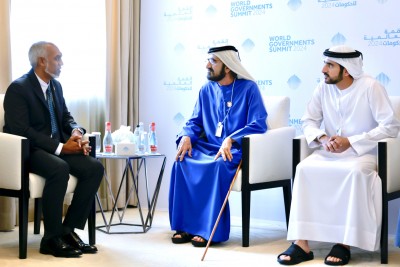 ރައީސް ޔޫއޭއީގެ ބޮޑުވަޒީރާ ބައްދަލުކުރައްވައި، ދެގައުމުގެ ގުޅުން ބަދަހިކުރަން މަޝްވަރާކުރައްވައިފި