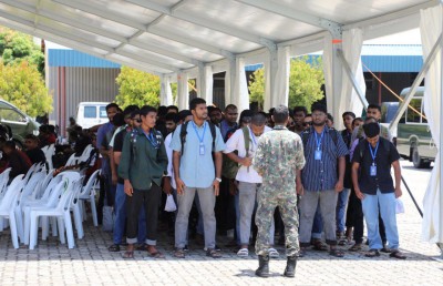 ނޭޝަނަލް ސާވިސް ޕްރޮގްރާމްްގައި 107 ރަށަކުން 16-29 އަހަރާ ދެމެދުގެ ޒުވާނުން ބައިވެރިވޭ