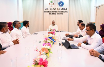 ފެލިދޫން 12 ހެކްޓަރުގެ ބިން ހިއްކައިދޭނަން: ރައީސް