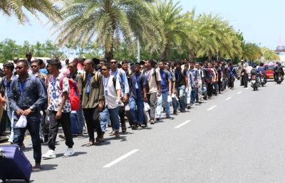 ނޭޝަނަލް ސާވިސް ޕްރޮގްރާމްގެ ތަމްރީނަށް 340 ބައިވެރިން ފުރައިފި