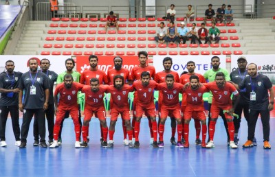 ރާއްޖެ އަށް ކޮލިފައިން ނިމިއްޖެ، ދިވެހި ފުޓްސަލް ކުޅުންތެރިންގެ ހިތްވަރަށް ތައުރީފު