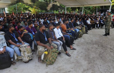 ނޭޝަނަލް ސާވިސް ޕްރޮގްރާމްްގައި 107 ރަށަކުން 16-29 އަހަރާ ދެމެދުގެ ޒުވާނުން ބައިވެރިވޭ