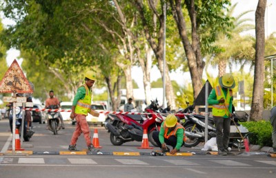 އެކްސިޑެންޓް މަދުކުރަން ހުޅުމާލޭގެ މަގުތަކުގައި އިތުރު ސްޕީޑް ބަމްޕް ހަރުކުރަނީ