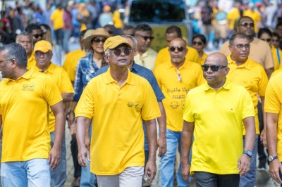 ދައުލަތުގެ މާލިއްޔާއިން ސަރުކާރުގެ ކެމްޕޭނަށް 100 މިލިއަން ހޭދަކޮށްފި: ޞާލިޙް