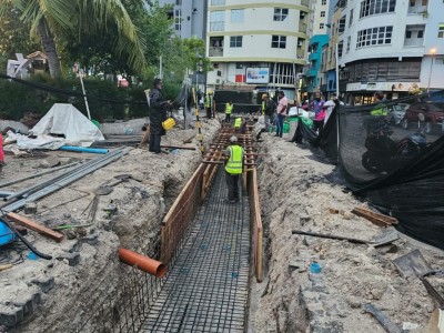 މާލޭ މަގު ހެދުން: ވެސްޓްޕާކާ ހަމައަށް ކޮންކްރިޓް މަސައްކަތް ނިންމައިފި