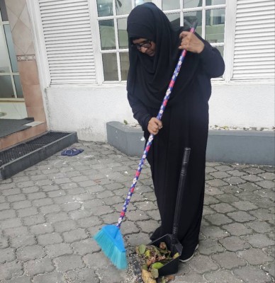 ބިދޭސީންގެ ބަދަލުގައި، މާލެ ސަރަހައްދުގެ މިސްކިތްތަށް ސާފު ކުރުން ދިވެހިންނަށް