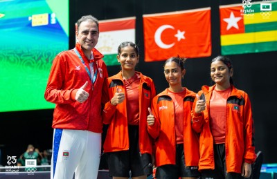 ސޮލިޑާރިޓީ ގޭމްސް: ސައުދީ ބަލިކޮށް އަންހެން ޓީޓީ ޓިމުން ކުއާޓާ ފައިނަލަށް