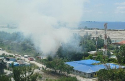 ފަރުކޮޅުފުށީގައި ހުރި އިމާރާތެއްގައި ރޯވެއްޖެ