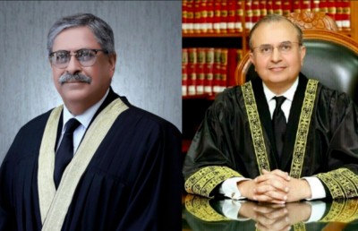 ޕާކިސްތާނުގެ ގާނޫނުއަސާސީއަށް ގެނައި އިސްލާހަކާ ދެކޮޅު ހެދުމަށް ސުޕްރީމް ކޯޓުގެ ދެ ފަނޑިޔާރަކު އިސްތިއުފާ ދެއްވައިފި