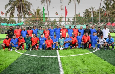 ޒުވާނުންގެ އެދުމާ އެއްގޮތަށް ރައީސް މަންދޫ ފުޓްސަލް ދަނޑު ހުޅުއްވައި ދެއްވައިފި