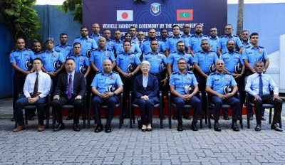 ޖަޕާނުން ދިވެހި ފުލުހުންނަށް 4 މިލިއަން ޑޮލަރުގެ އެއްގަމު އުޅަނދު ހަދިޔާކޮށްފި