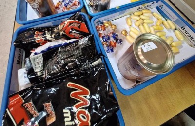 ޗޮކްލެޓެއް ނޫން، ފަސް ކިލޯ މަސްތުވާތަކެތި!