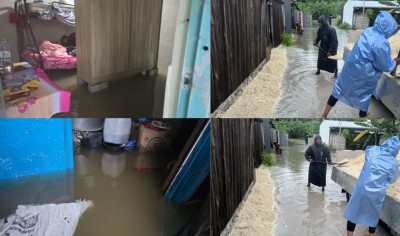 ވިއްސާރައިގައި ފެންބޮޑުވެ، 6 އާއިލާއެއް ރައްކާތެރި ހިސާބުތަކަށް ބަދަލުކުރަނީ