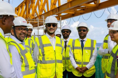 ތިލަމާލެ ބްރިޖްގެ މަސައްކަތް ކުރިއަށްދާގޮތް ޖައިޝަންކަރު ބައްލަވާލައްވައިފި