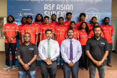 އޭޝިއަން ސާފިން ޗެމްޕިއަންޝިޕުގައި ވާދަކުރާ ރާއްޖޭގެ ގައުމީ ޓީމުގެ 14 އެތުލީޓުންނަށް ޖާޒީ ދީފި