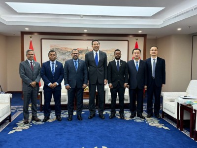 މާލެއާއި ވިލިމާލޭގެ މަގު ހެދުމާ ގުޅޭ އެއްބަސްވުމެއްގައި ޗައިނާއާއާއެކު ސޮއިކޮށްފި