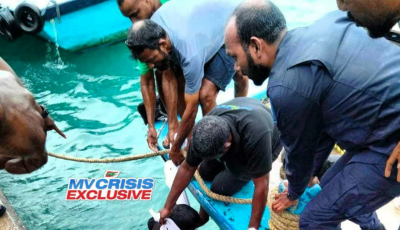 ކުޅުދުއްފުށީ ފަޅުތެރެއިން ފެނުނު ހަށިގަނޑު ޕޯސްޓްމޯޓަމަށް ފޮނުވުމުގެ މަސައްކަތް ކުރަނީ