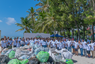 ދުނިޔޭގެ ސާފުކުރުމުގެ ދުވަހާ ގުޅުވައި ޔުނިވާސަލްއިން 4 ޓަނުގެ ކުނި ނަގައިފި