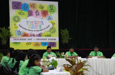 ޓީޗަރުންގެ ދުވަހާ ގުޅުވައި ކަލާފާނު ސްކޫލުގައި ބޭއްވީ ދަރިވަރުންނާއި ޓީޗަރުންގެ ޚާއްސަ ފޯރަމެއް