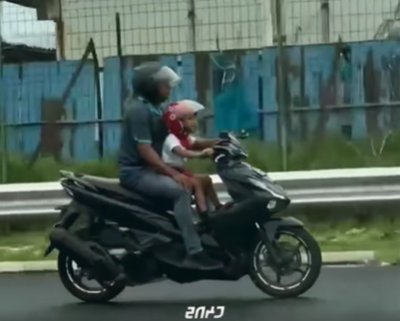 ކުޑަކުއްޖަކަށް ސައިކަލު ދިނުން: ގަސްތުގައި ނުރައްކަލަށް ހުށަހެޅުން ތަހުގީގުކޮށް، ޓްރެފިކާ ޚިލާފުވުމުން ފިޔަވަޅު އަޅަނީ