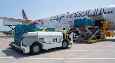 ސީޓް ޓު އެއާ ޚިދުމަތުން 1،000 ޓަނުގެ މުދާ އެކްސްޕޯޓުކޮށްފި