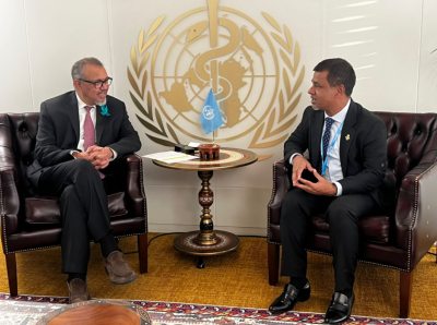 ވޭޕު މަނާކުރަން ރާއްޖެއިން ނިންމުމުން ޓެޑްރޯސްގެ ތައުރީފް