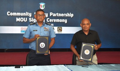 އެސްއެސް މީޑިއާއާއި އިތުރު ތިން ފަރާތަކާއެކު ފުލުހުން އެމްއޯޔޫއެއްގައި ސޮއިކޮށްފި