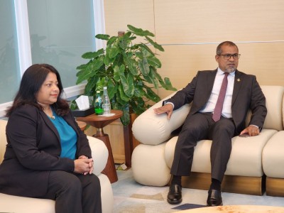 ރާއްޖެއަށް އިންވެސްޓްމަންޓް ގެނައުމުގެ މަޝްވަރާއަށް ޚަލީލް ސައުދީއަށް