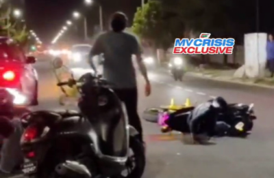 ހުޅުމާލެ ދެވަނަ ފިޔަވަހީގައި އެކްސިޑެންޓެއް، އެކަކަށް ހޮސްޕިޓަލުގައި ފަރުވާދެނީ