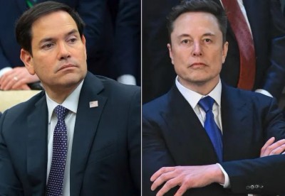 އެލޮން މަސްކާއި އެމެރިކާގެ ޚާރިޖީ ވަޒީރު މާކޯ ރޮބިއޯ "ތަަޅައިފޮޅައިގެންފި"