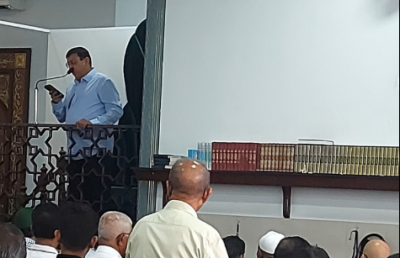 އިމާމު ޢީދު ނަމާދަށް ނުދިއުމުން ހުޅުމާލޭ މިސްކިތެއްގައި ޢީދު ނަމާދުކުރީ ބިދޭސީއެއް