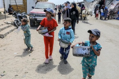 ޣައްޒާގެ ރައްޔިތުން ކޮންމެ 3 ދުވަހަކުން ކަނީ އެންމެ ކެއުމެއް: އދ