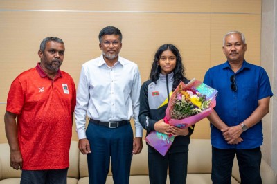 ލައިބާ އެނބުރި ރާއްޖެ އައުމުން ވީއައިޕީގައި މަރުހަބާ ކިޔައިފި