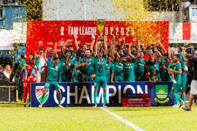 އޮޑި ކޮޅަށް ޖެހި ހަތަރު ލަނޑާއެކު އެފްއޭއެމް ލީގު ކަޕް މާޒިޔާއަށް!