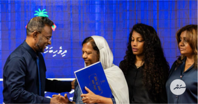 މަޑުލު ވަހީދު ފަދަ ޝަޚްސިއްޔަތެއް ހަޔާތުގައި ނުދެކެން: އަޝްރަފް