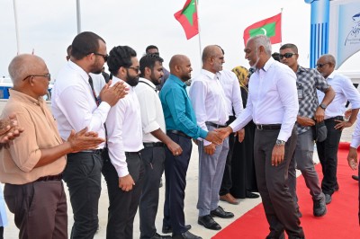 4 ދުވަހުގެ ދަތުރުފުޅެއްގައި ބ. އަތޮޅަށް ރައީސް ފުރައިވަޑައިގެންފި