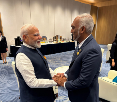 ޗައިނާގައި ރައީސާއި މޯދީ ބައްދަލުކުރައްވައިފި