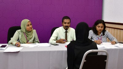 އީސީގެ ވޯކް-އިން އިންޓަވިއުއަށް ބޮޑު ތަރުހީބެއް، 170އަށް ވުރެ ގިނަ މީހުން ބައިވެރިވި