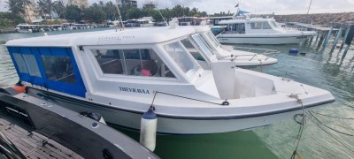 މާފުށިން ވަގަށް ނެގި ބޮޑު ލޯންޗެއް މާލޭ ފަޅުން ހޯދައިފި