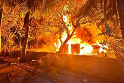 ޖެހިޖެހިގެން 2 ދުވަހު ނިލަންދޫގައި އަލިފާނުގެ ހާދިސާއެއް، ތުހުމަތުކުރަނީ ރޯކޮށްލީ ކަމަށް