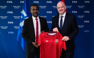 19 އަހަރަށް ފަހު، ފީފާގެ ރައީސަކު ރާއްޖެ ވަޑައިގަންނަވަނީ