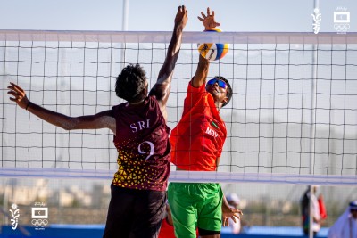 އޭޝިއަން ޔޫތު ގޭމްސް 2025: ބީޗްވޮލީ ފިރިހެން ޕެއާގެ ދެވަނަ މެޗުގައި ލަންކާ މޮޅުވީ ހަނިގޮތަކަށް