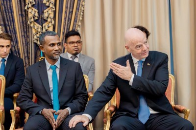 ރާއްޖޭގެ އަތޮޅު ފުޓުބޯޅަ މުބާރާތަށް ފީފާއިން 4.1 މިލިއަން ރުފިޔާގެ އެހީއެއް