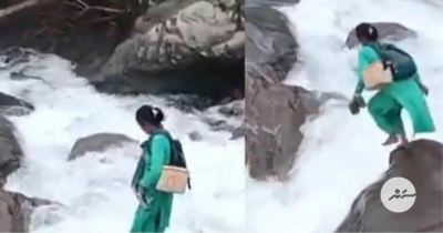 ތުއްތު ކުއްޖަކަށް ވެކްސިން ދޭން ނަރުހަކު ކޯރެއް ހުރަސްކުރާ ވީޑިއޯއެއް