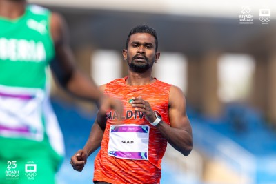 އިސްލާމިކް ސޮލިޑާރިޓީ ގޭމްސްގެ 100 މީޓަރު ދުވުމުން ސާއިދަށް ހީޓުގެ ހަވަނަ