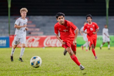 ފަލަސްތީނާ ދެކޮޅަށް ކުޅުނު ދެވަނަ މެޗުން ދިވެހި ޓީމަށް ކުރިއެރުންތަކެއް