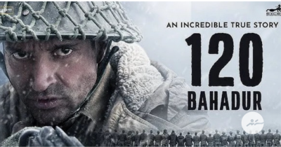 ފަރުހާންގެ އަސްކަރީ ފިލްމު '120 ބަހާދުރު'ގެ ޓްރެއިލާ ދައްކާލައިފި