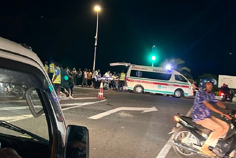 ސިނަމާލެ ބުރިޖު ގެ ހައިވޭ ގައި ހިނގި ނުރައްކާތެރި އެކްސިޑެންޓުގައި އަންހެނަކާ ފިރިހެނެކަށް އަނިޔާ ވެއްޖެ